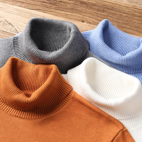 2020 New Autumn Winter Men's Warm Turtleneck Sweater High Quality Fashion Casual Comfortable Pullover Thick Sweater Male Brand