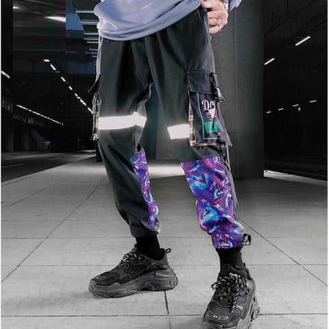 Multi Pockets Cargo Harem Jogger Pants Men Hip Hop Fashion Casual Track Trousers Streetwear Harajuku 2020 New Men Sweatpants