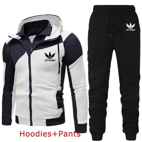Autumn Winter Men's Sets Brand Sportswear Tracksuits 2 Piece Sets Men's Clothes Hoodies+Pants Sets Male Streetswear Coat Jackets